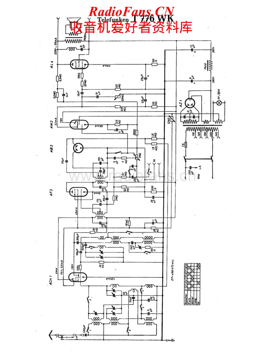 Telefunken-776-WK-Schematic电路原理图.pdf_第1页