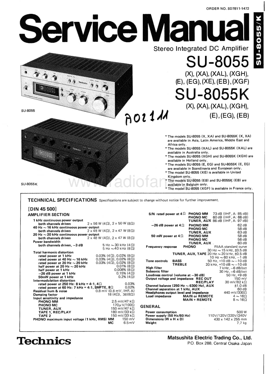Technics-SU-8055-Service-Manual电路原理图.pdf_第1页