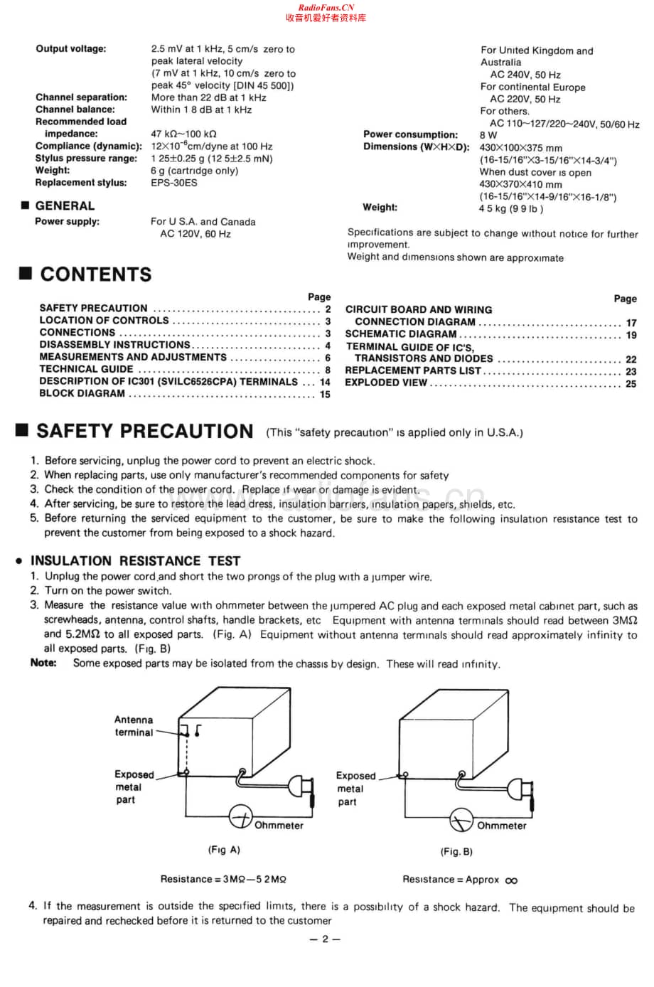 Technics-SLQD-33-Service-Manual电路原理图.pdf_第2页