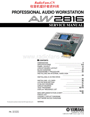 Yamaha-AW-2816-Service-Manual电路原理图.pdf