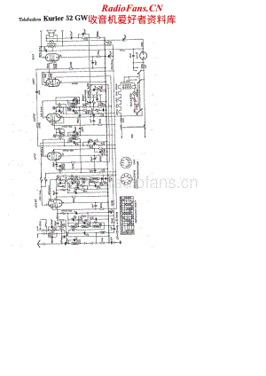 Telefunken-Kurier-52-GW-Schematic电路原理图.pdf