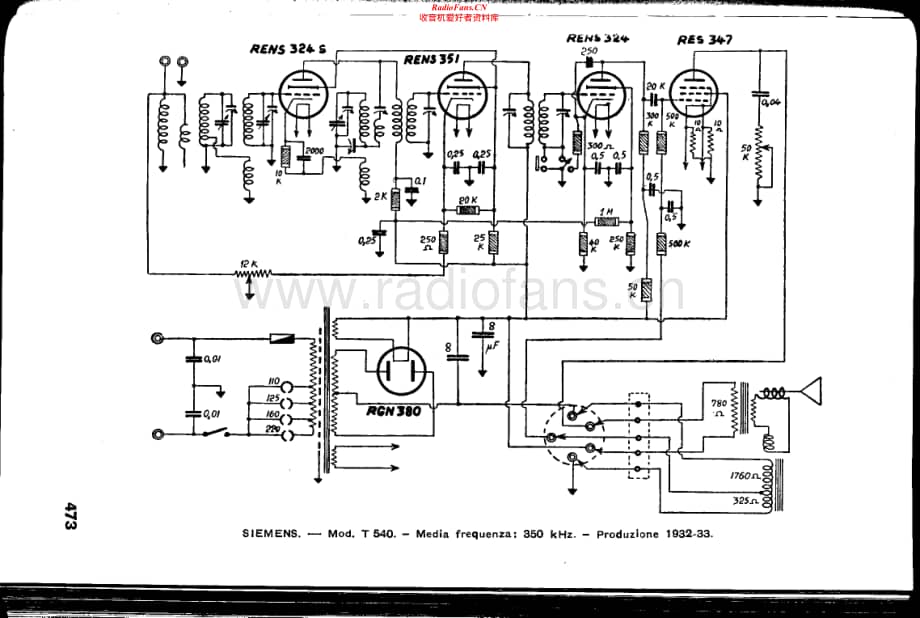 Telefunken-540-Schematic电路原理图.pdf_第1页