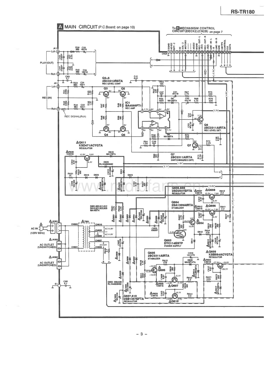 Technics-RSTR-180-Service-Manual电路原理图.pdf_第3页