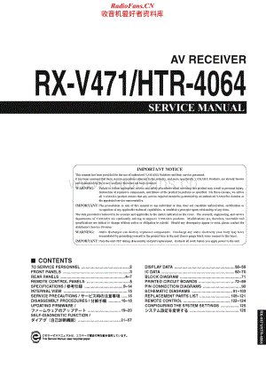 Yamaha-HTR-4064-Service-Manual电路原理图.pdf