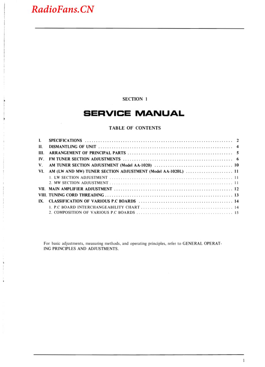 Akai-AA1020-rec-sm维修电路图 手册.pdf_第1页