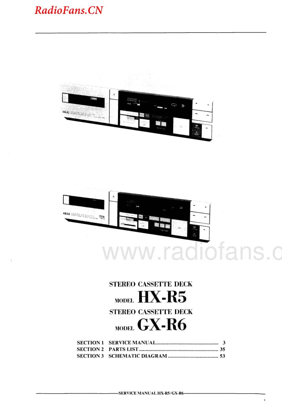 Akai-GXR6-tape-sm维修电路图 手册.pdf_第3页