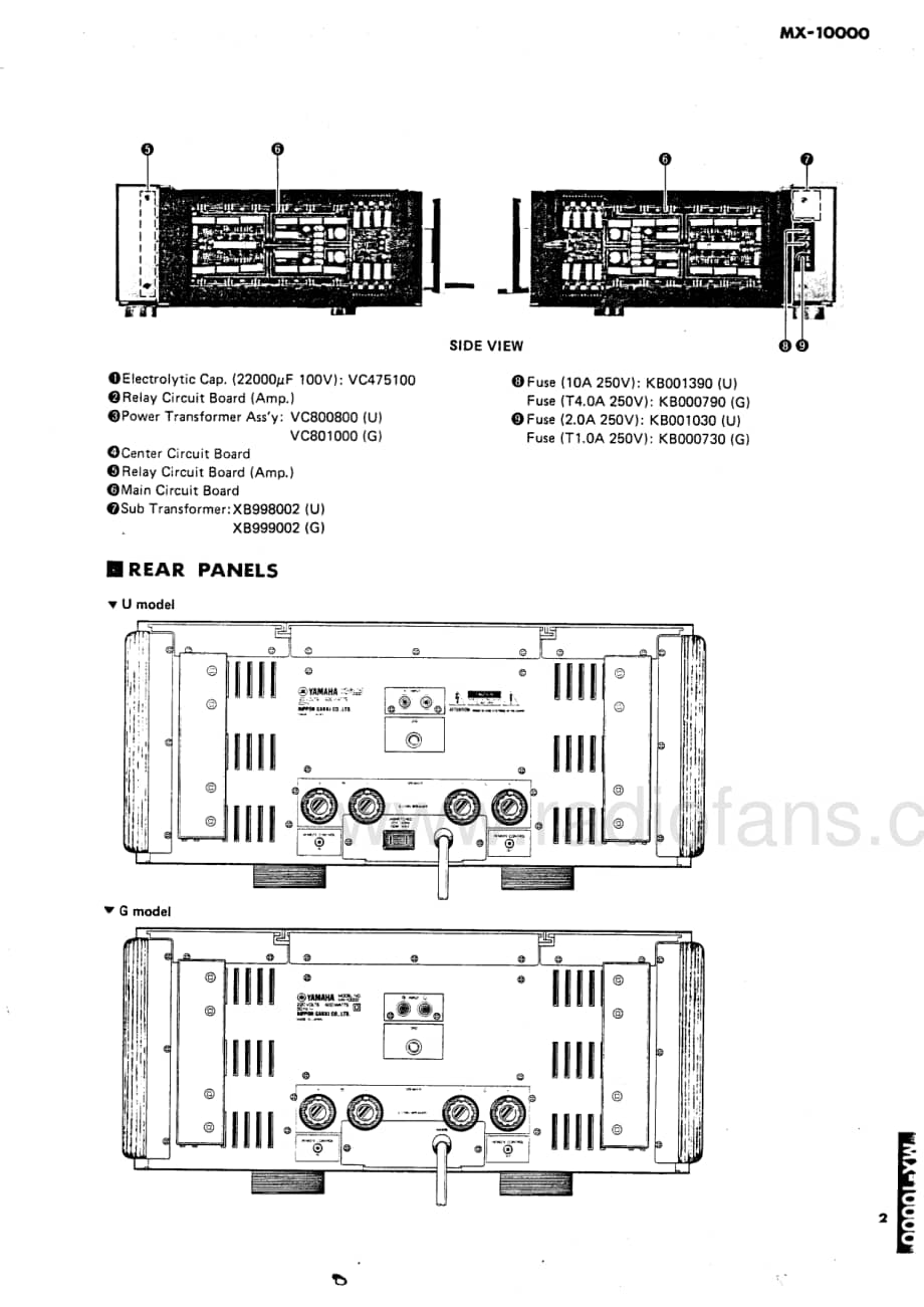Yamaha-MX-10000-Service-Manual电路原理图.pdf_第3页