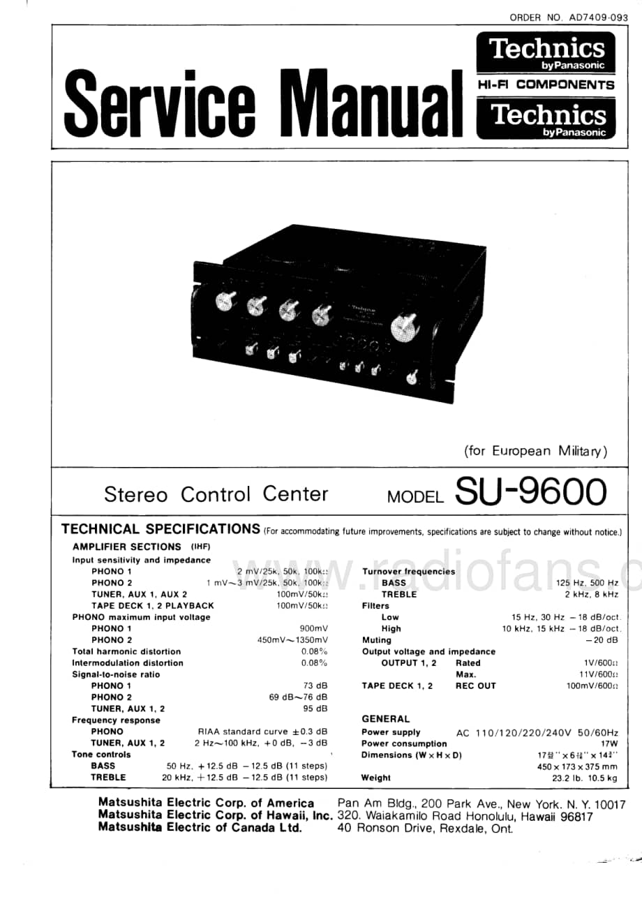 Technics-SU-9600-Service-Manual电路原理图.pdf_第1页