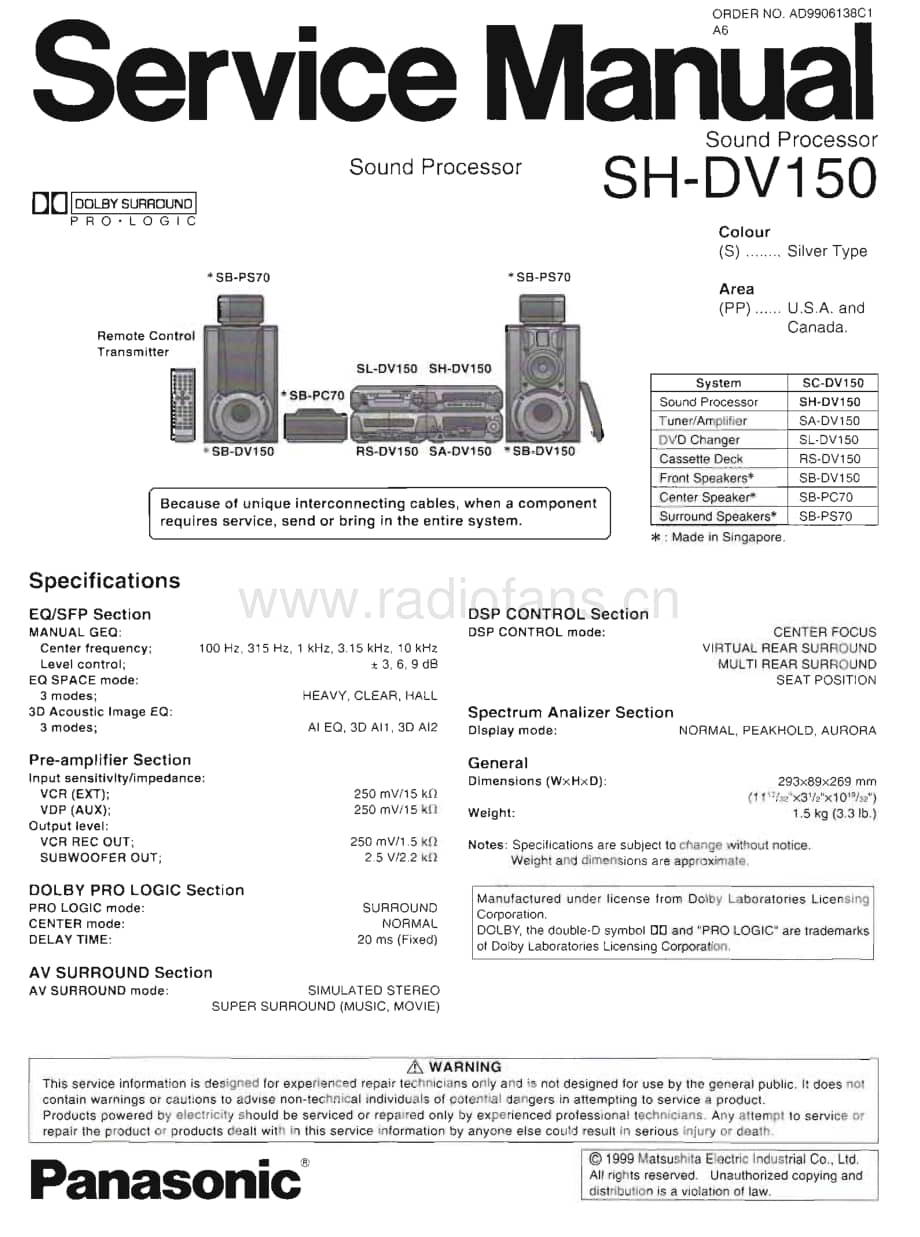 Technics-SHDV-150-Service-Manual电路原理图.pdf_第1页