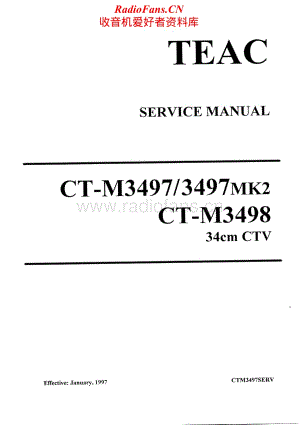 Teac-CT-M3498-Service-Manual电路原理图.pdf