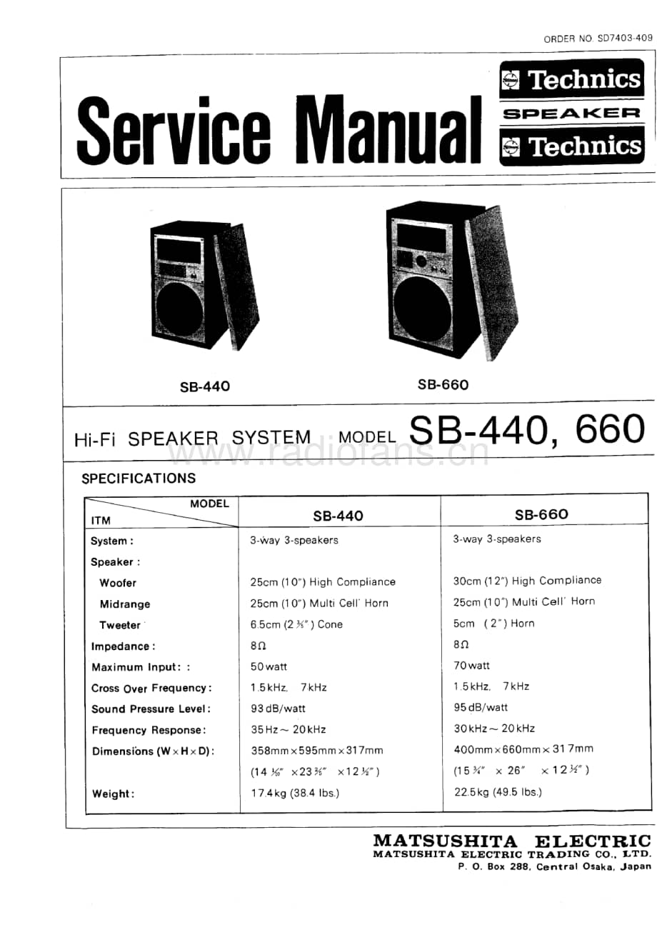 Technics-SB-440-SB-660-Service-Manual (1)电路原理图.pdf_第1页