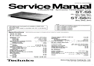 Technics-STS-6-Service-Manual电路原理图.pdf