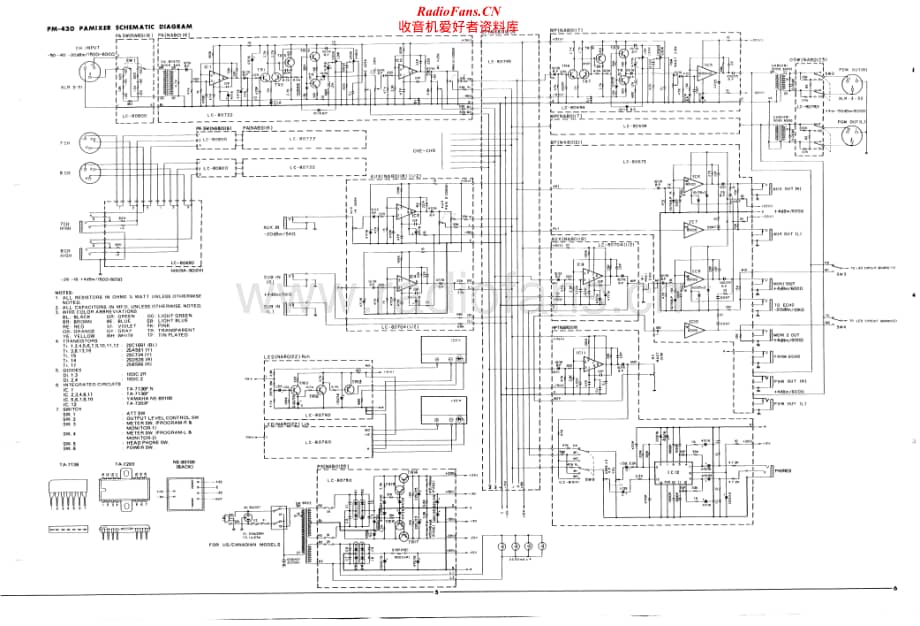 Yamaha-PM-430-Schematic电路原理图.pdf_第1页