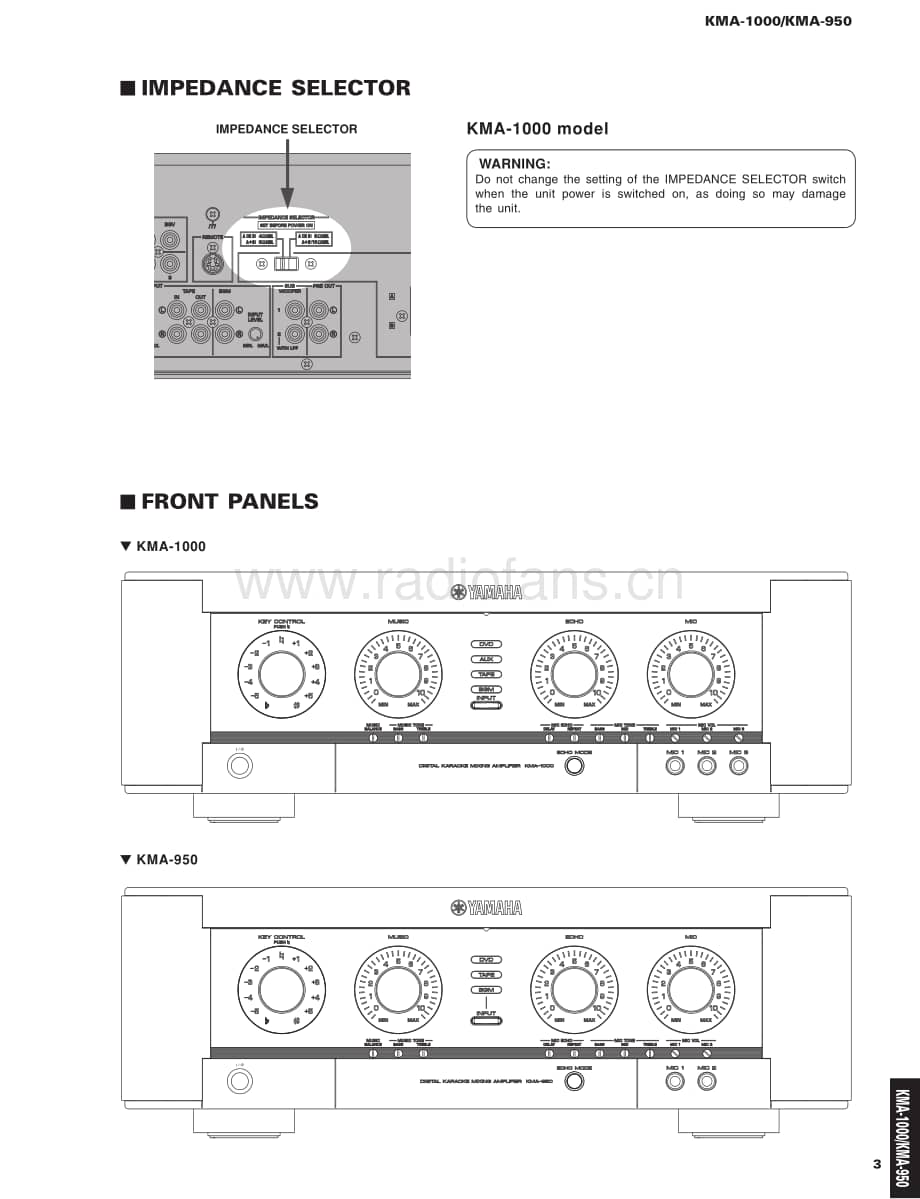 Yamaha-KMA-950-Service-Manual电路原理图.pdf_第3页