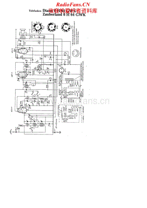 Telefunken-Diana-8H64-GWK-Schematic电路原理图.pdf
