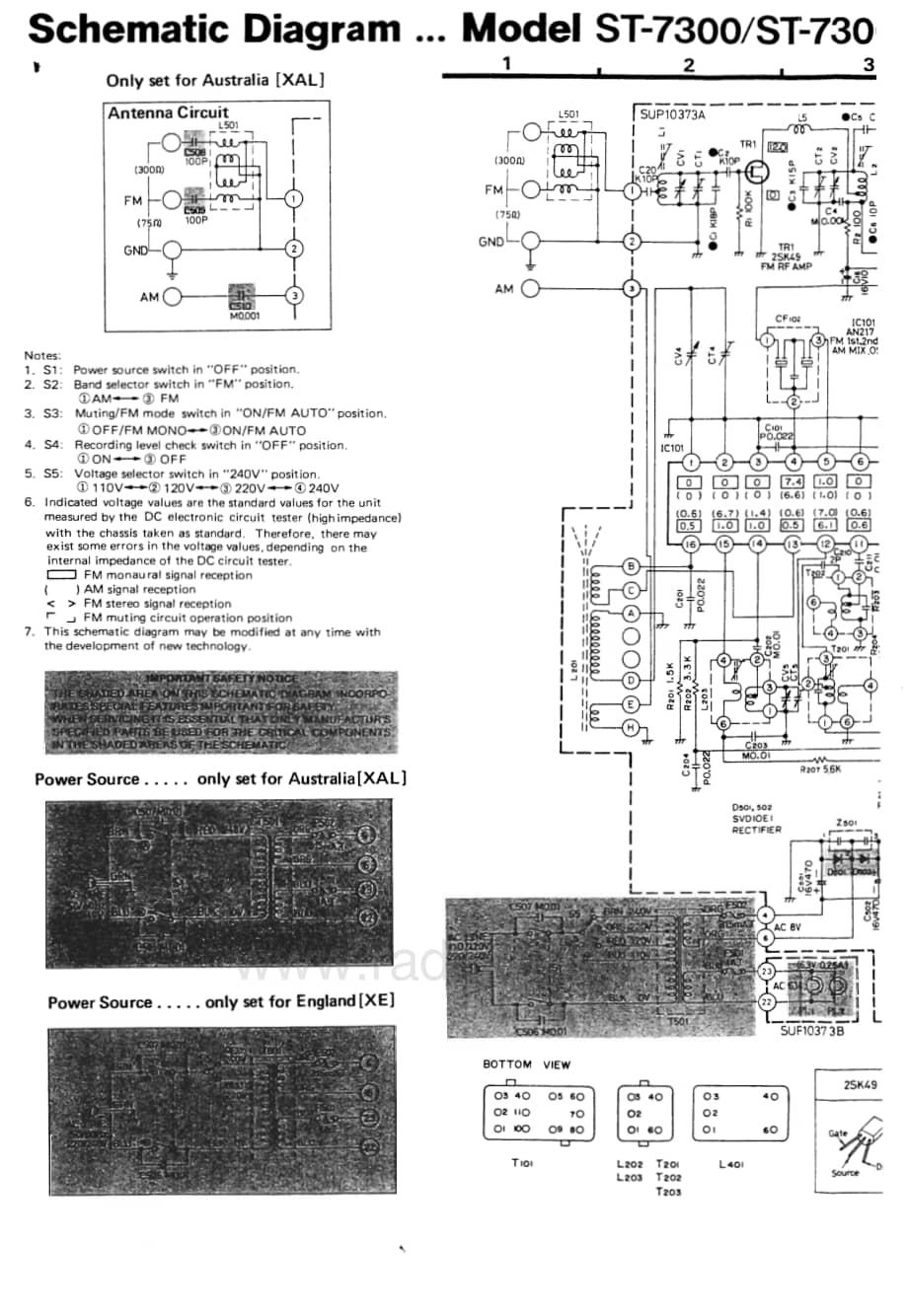 Technics-ST-7300-Schematics电路原理图.pdf_第1页