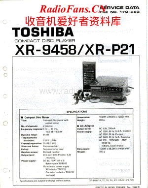 Toshiba-XR-P21-Service-Manual电路原理图.pdf