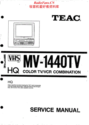 Teac-MV-1440-TV-Service-Manual电路原理图.pdf