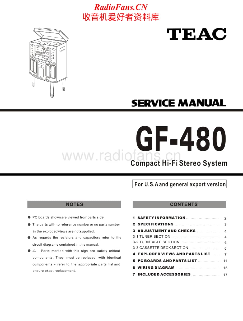 Teac-GF-480-Service-Manual电路原理图.pdf_第1页
