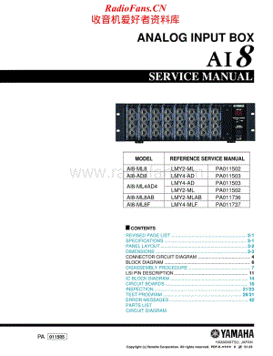 Yamaha-AI-8-Service-Manual电路原理图.pdf