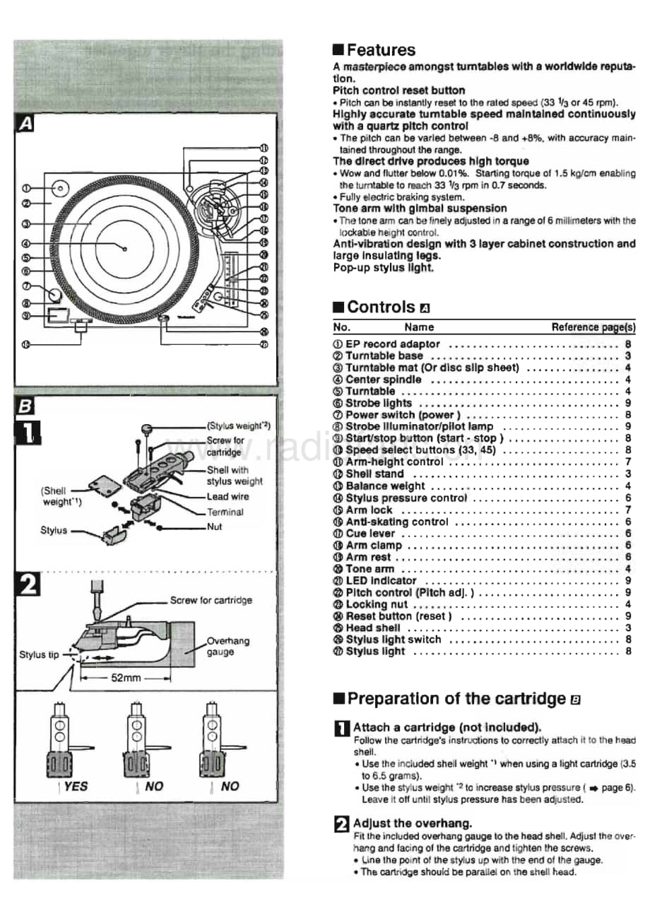 Technics-SL-1200-M-3-D-Service-Manual电路原理图.pdf_第3页