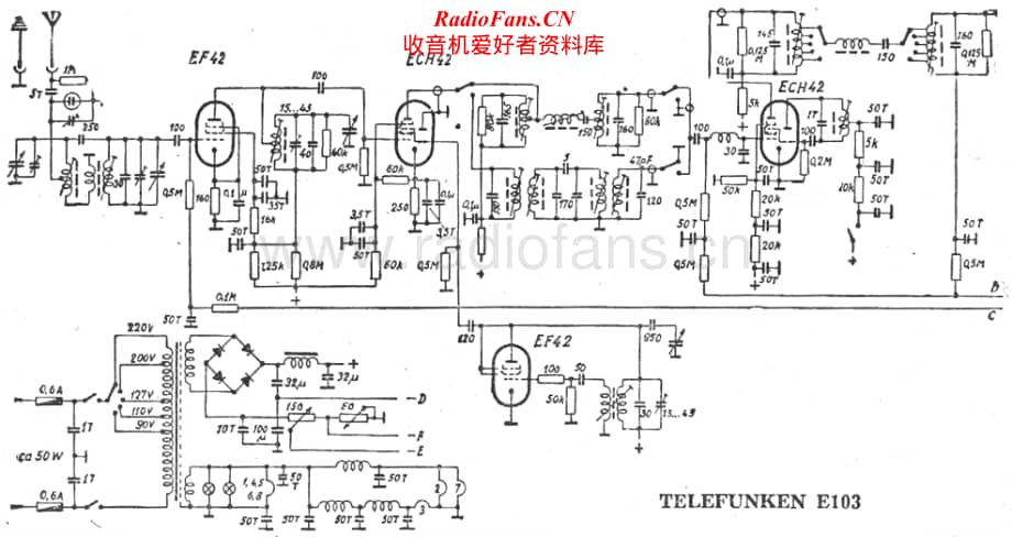 Telefunken-E103-Schematic电路原理图.pdf_第1页