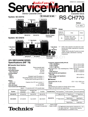 Technics-RSCH-770-E-Service-Manual电路原理图.pdf