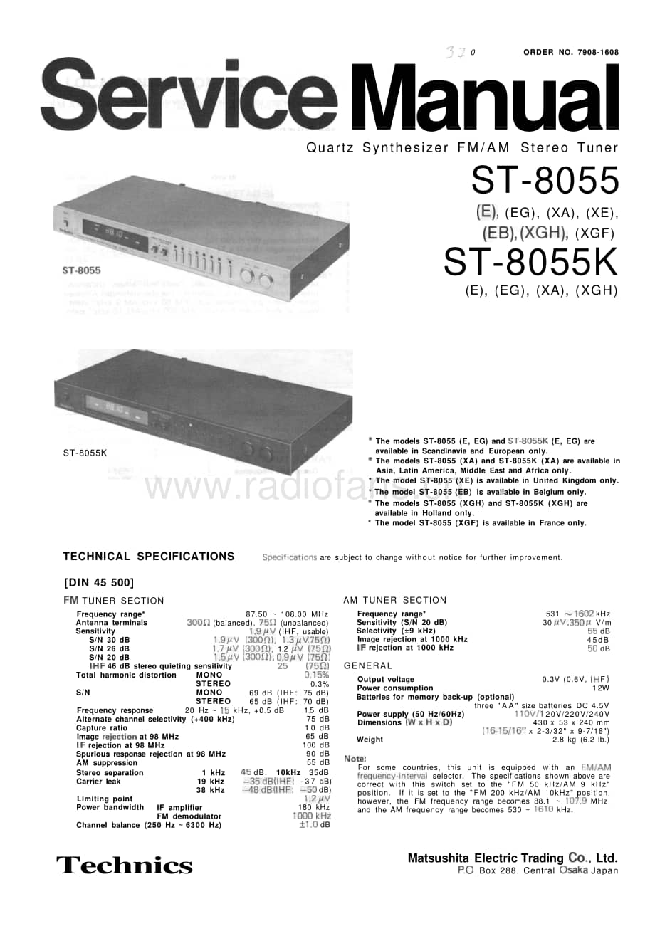 Technics-ST-8055-Service-Manual电路原理图.pdf_第1页