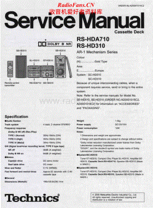 Technics-RSHDA-710-Service-Manual电路原理图.pdf