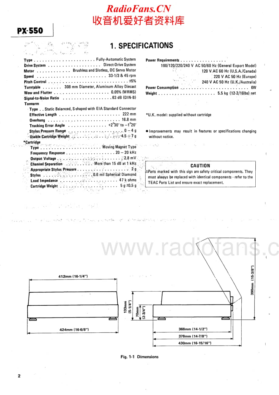 Teac-PX-550-Service-Manual电路原理图.pdf_第2页