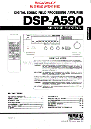 Yamaha-DSPA-590-Service-Manual电路原理图.pdf