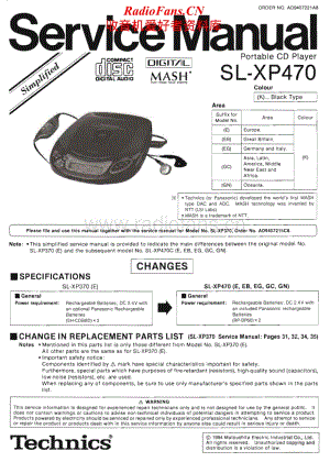 Technics-SLXP-490-Service-Manual电路原理图.pdf