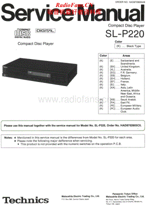 Technics-SLP-220-Service-Manual电路原理图.pdf