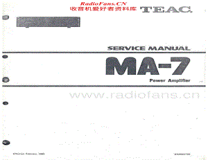 Teac-MA-7-Service-Manual电路原理图.pdf
