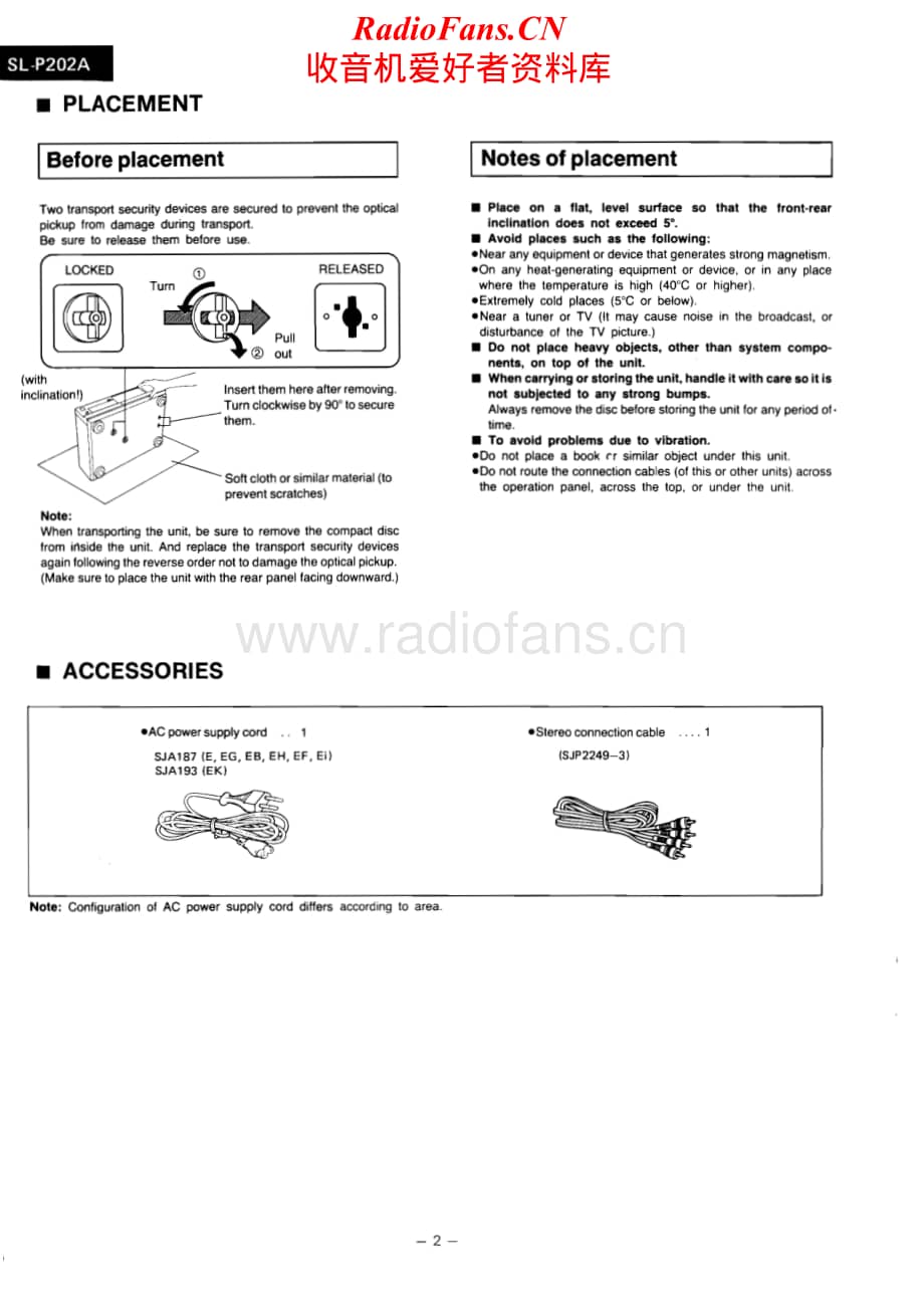 Technics-SLP-202-A-Service-Manual电路原理图.pdf_第2页