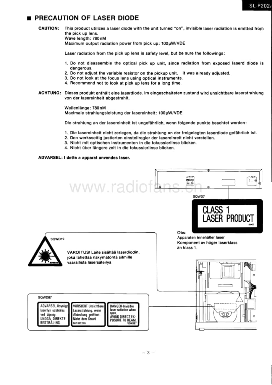 Technics-SLP-202-A-Service-Manual电路原理图.pdf_第3页
