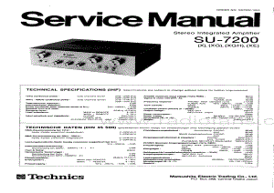 Technics-SU-7200-Service-Manual电路原理图.pdf