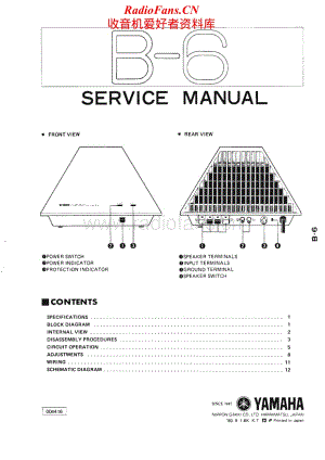 Yamaha-B-6-Service-Manual电路原理图.pdf