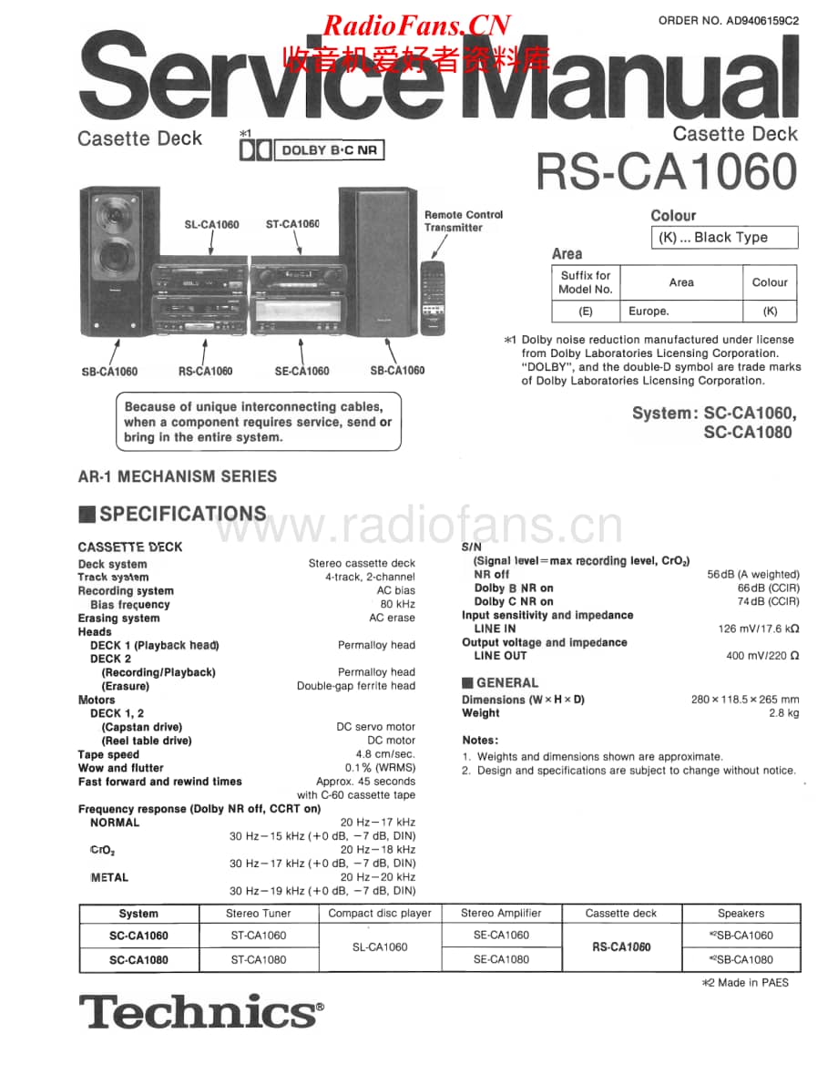 Technics-RSCA-1060-Service-Manual电路原理图.pdf_第1页