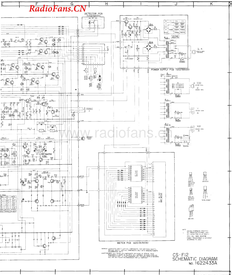 Akai-CSF12-tape-sch维修电路图 手册.pdf_第1页