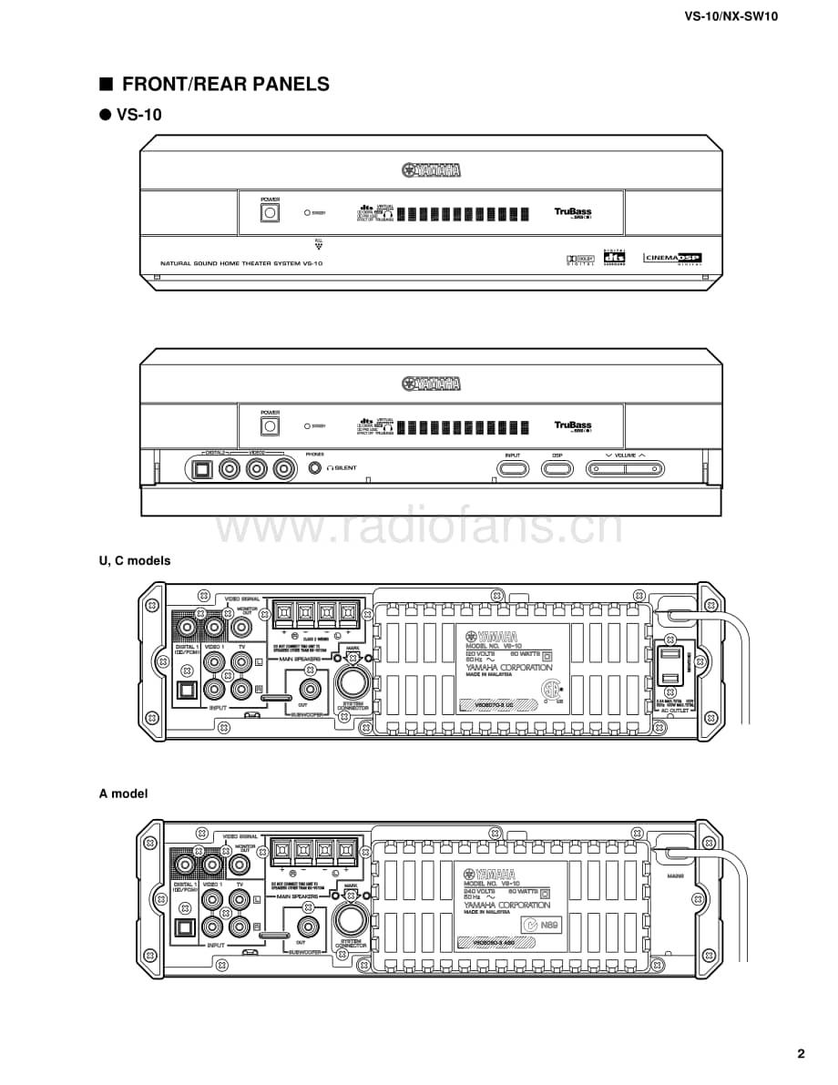 Yamaha-VS-10-Service-Manual电路原理图.pdf_第3页