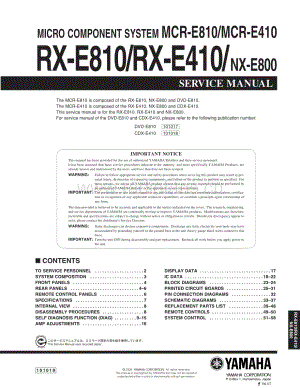 Yamaha-RXE-410-Service-Manual电路原理图.pdf