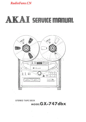 Akai-GX747DBX-tape-sm维修电路图 手册.pdf