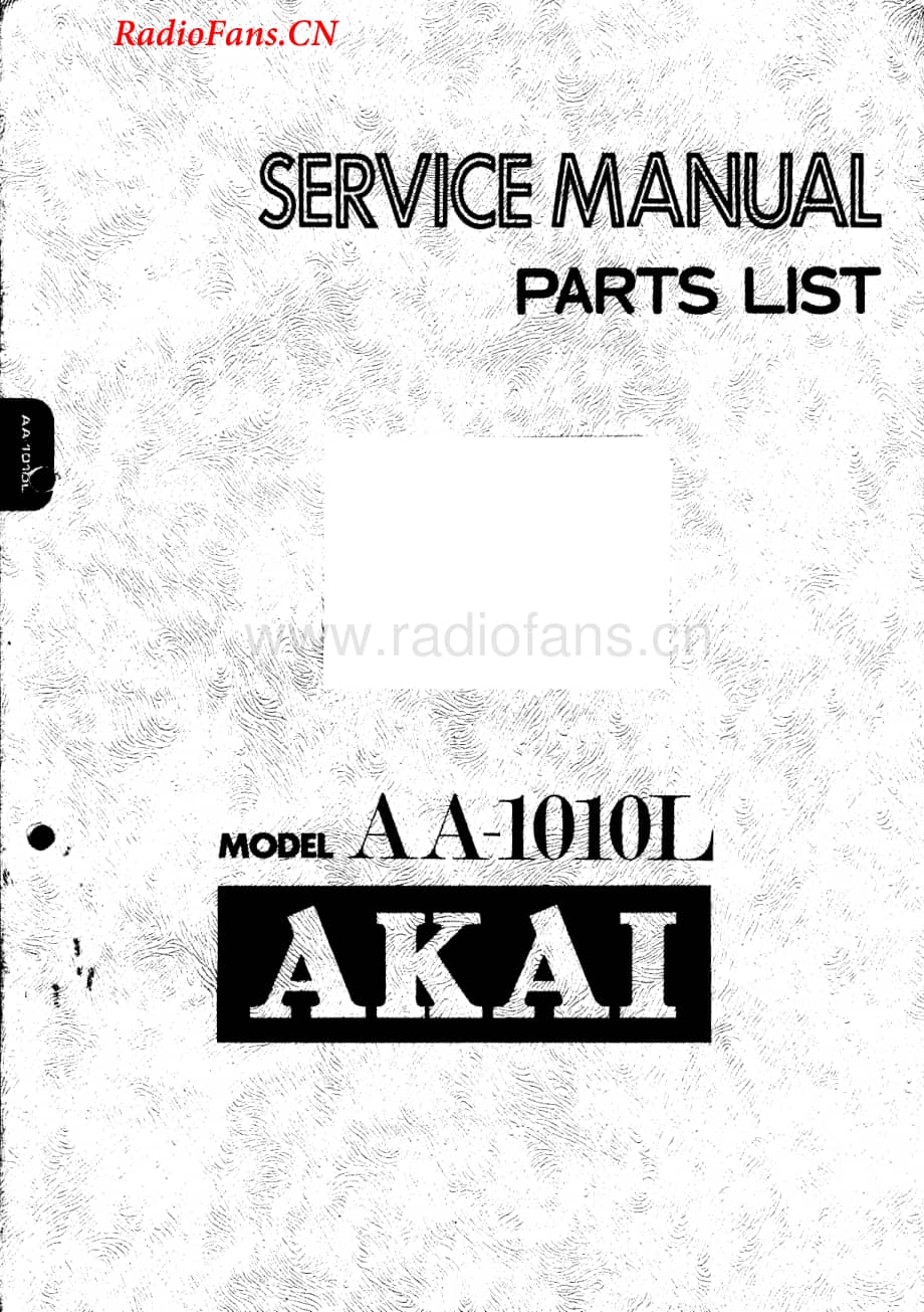 Akai-AA1010L-rec-sch维修电路图 手册.pdf_第1页