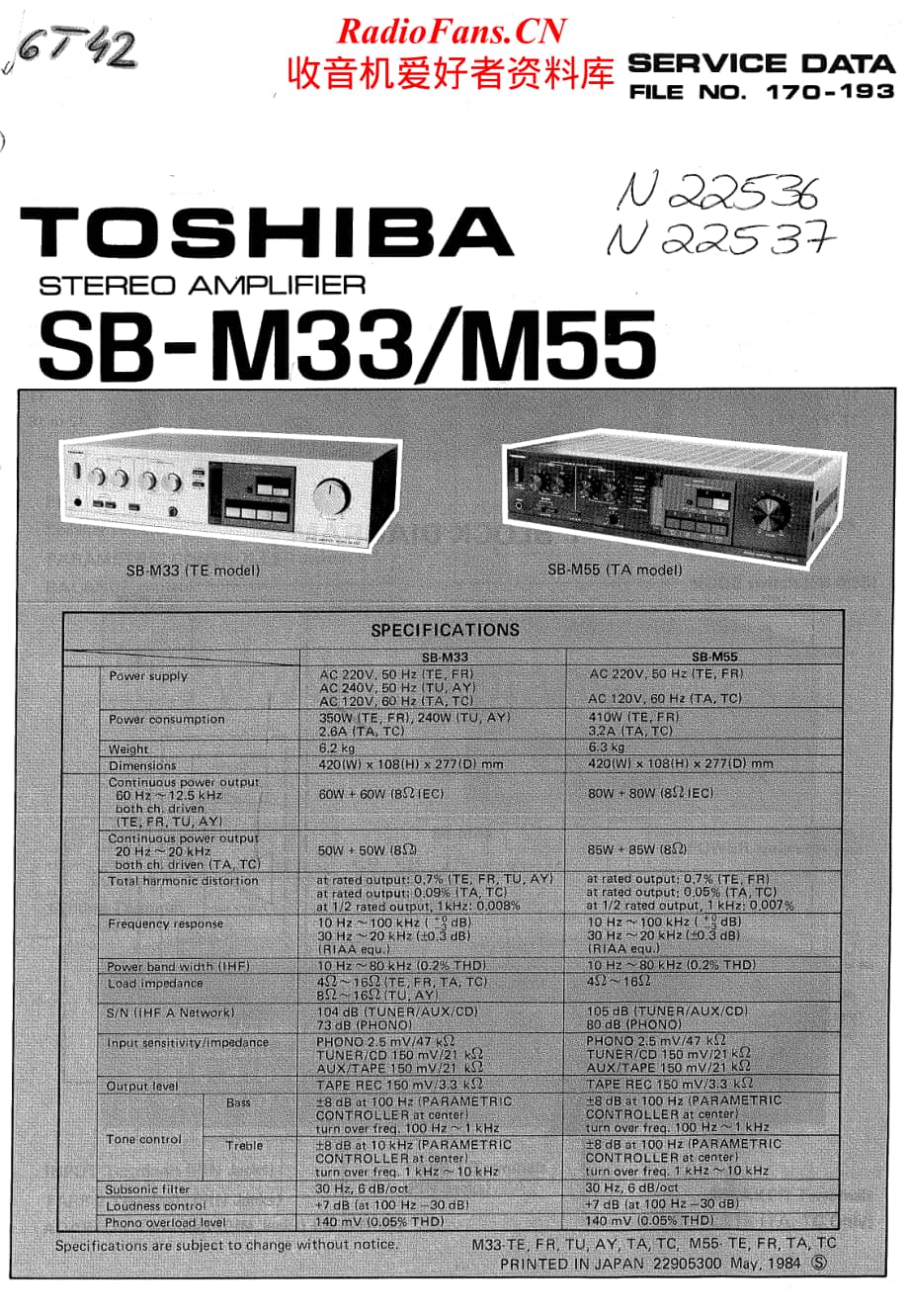 Toshiba-SB-M33-Service-Manual电路原理图.pdf_第1页