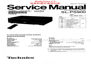 Technics-SLPS-900-Service-Manual电路原理图.pdf
