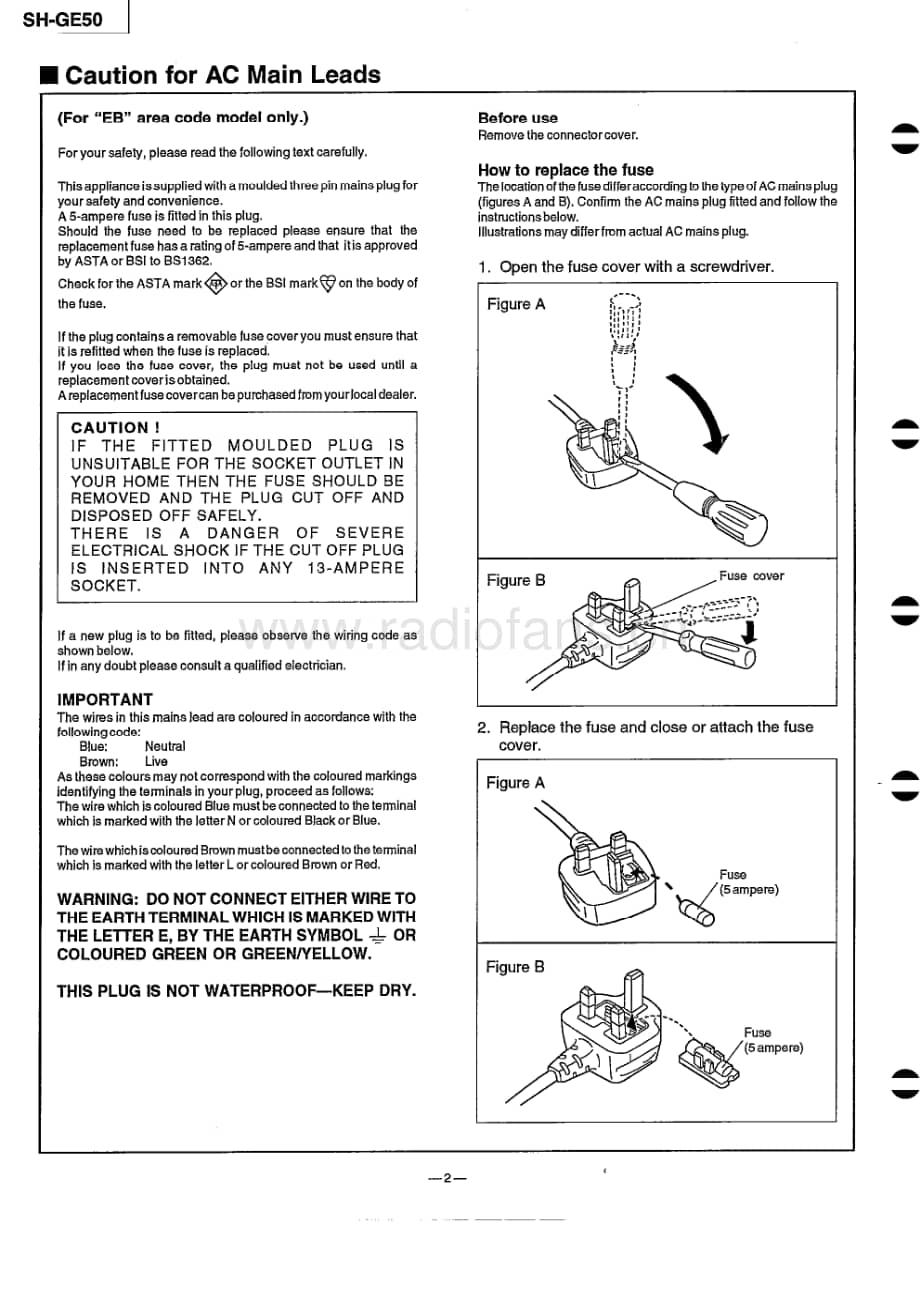 Technics-SHGE-50-Service-Manual电路原理图.pdf_第2页