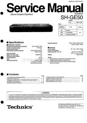Technics-SHGE-50-Service-Manual电路原理图.pdf