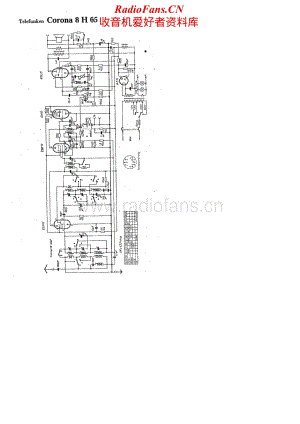 Telefunken-Corona-8H65-Schematic电路原理图.pdf