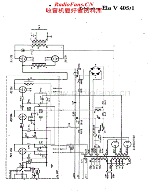 Telefunken-Ela-V405-1-Schematic电路原理图.pdf